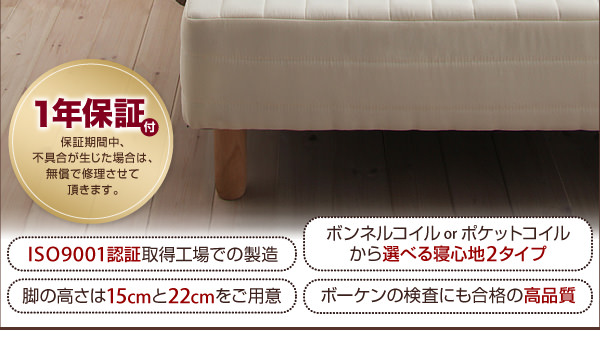 1年保証付きです