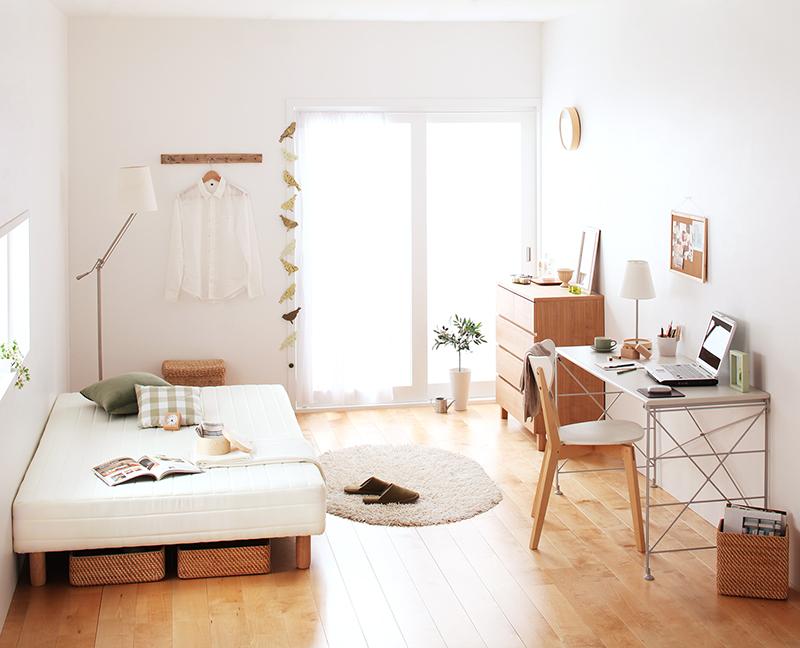 ベッドスペースに仕切りを作ってワンルームもお洒落に ゾーニングの実例特集