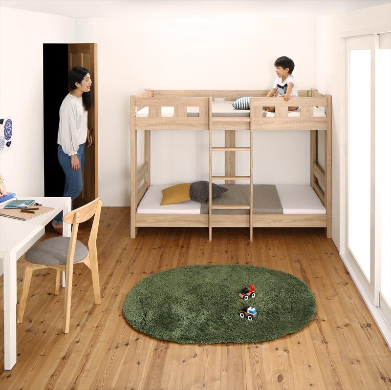 子供の憧れ2段ベッド 4 5畳に置けるショート丈2段ベッドを紹介