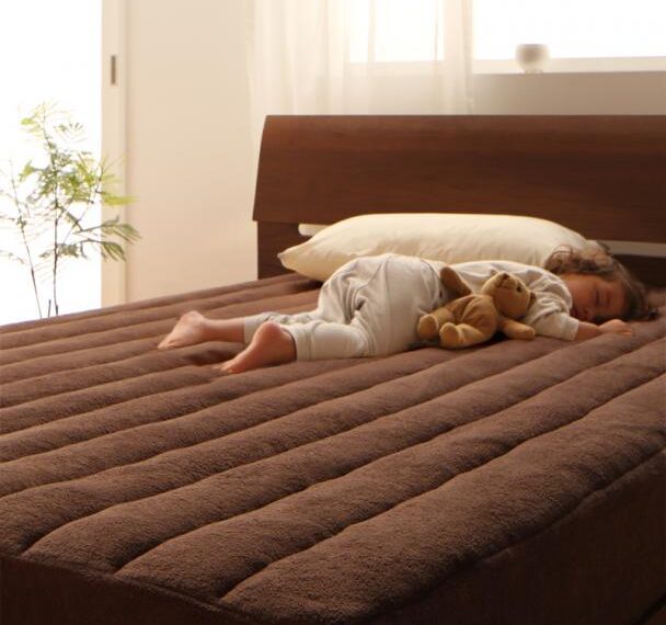 冬用厚手ミルクフリースフィットシーツ、ダブルベッドシーツ、暖かい