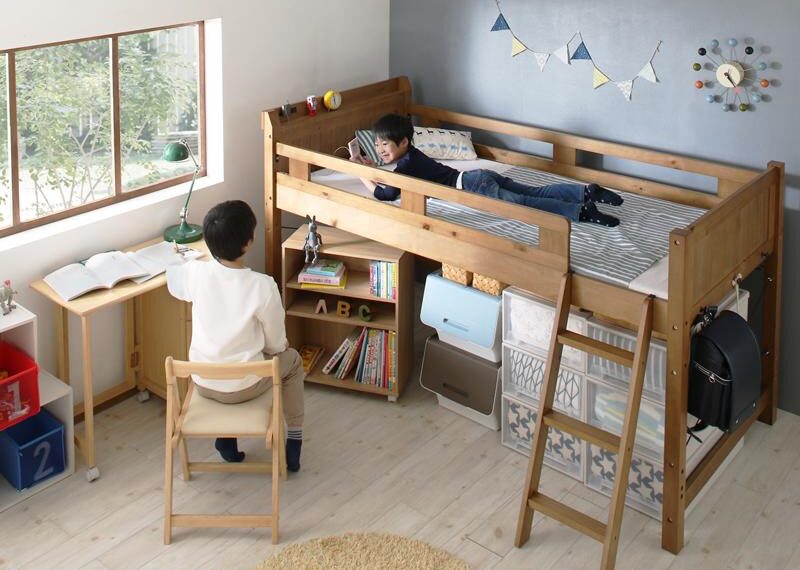 子供用ベッド選び 4 5畳の子供部屋に置けるロフトベッド特集