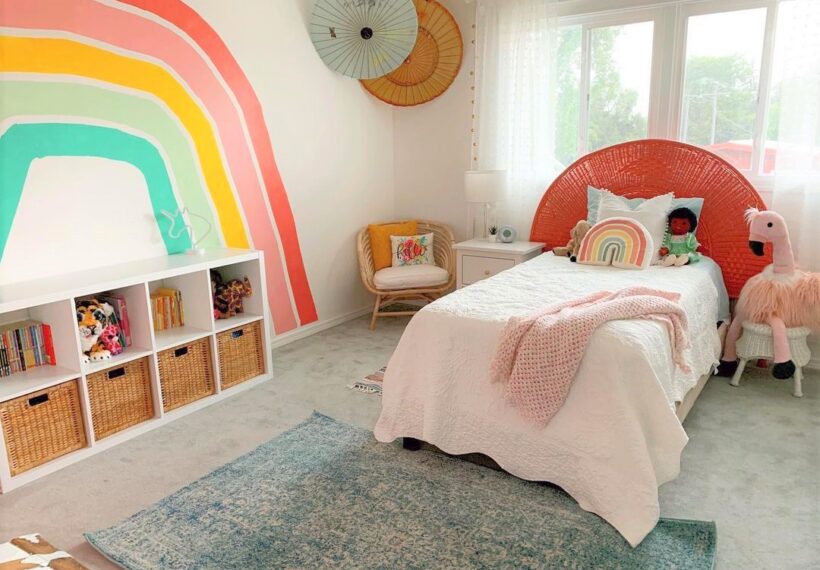 虹 をモチーフに 海外のお洒落な子供部屋インテリア実例集