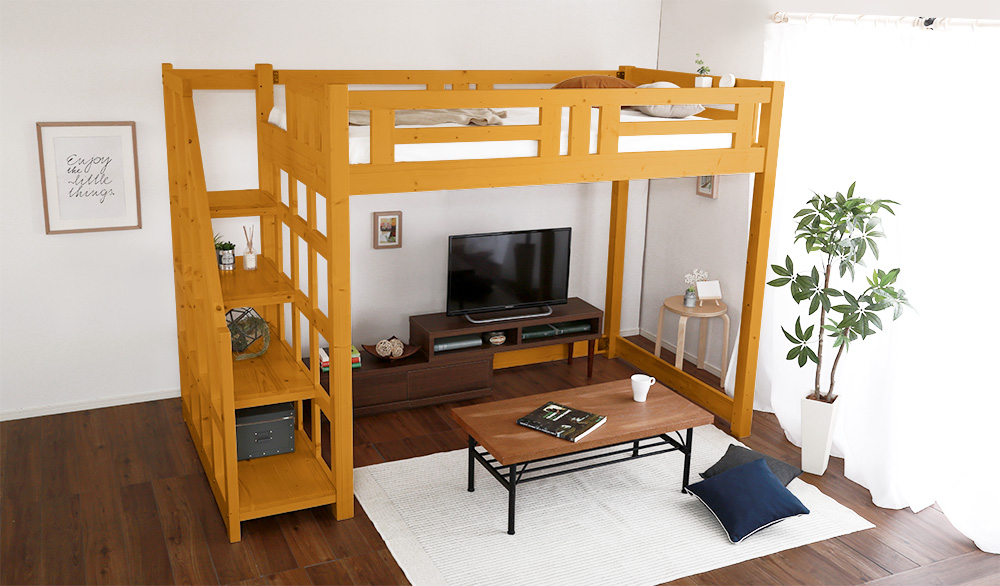 【子供用ベッド選び】4.5畳の子供部屋に置けるロフトベッド特集
