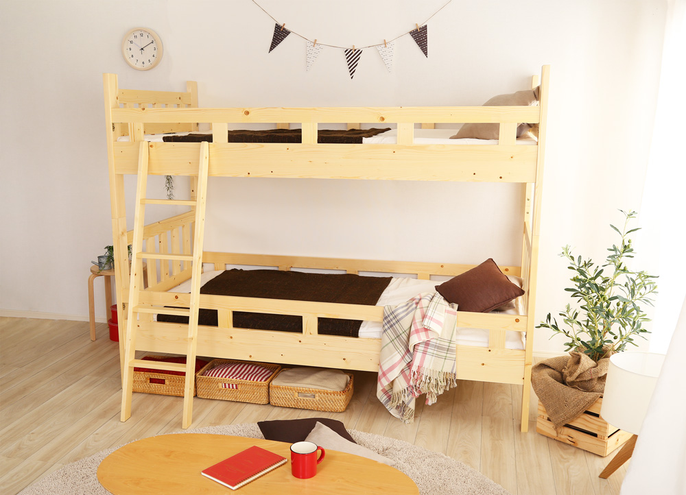 お部屋が広く使えて便利 ハイタイプ二段ベッドのよさ おすすめ商品