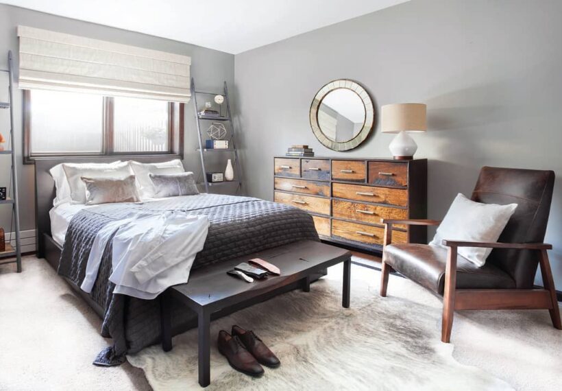 おしゃれを意識する男性におすすめ 男気あふれる寝室コーディネート