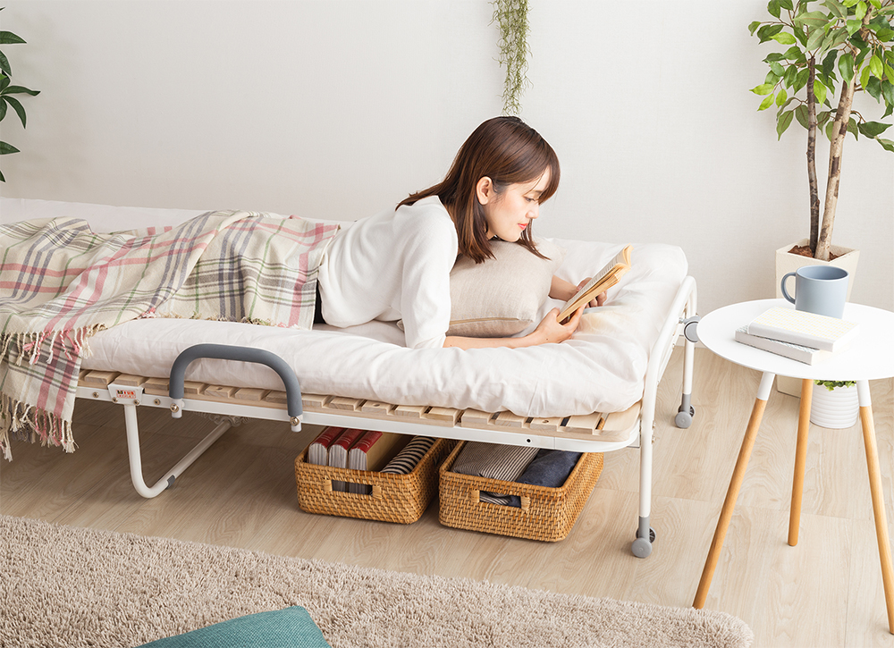 折りたたみシングルベッド特集！部屋を広く使えるアイテムを厳選