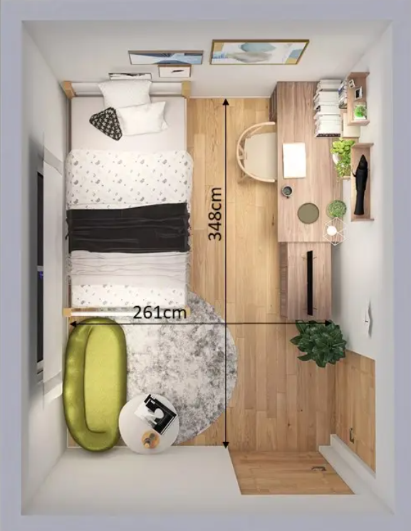 ６畳の部屋にセミダブルベッド 置くことができるか徹底検証