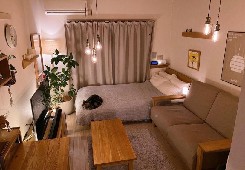 ホテルライクな寝室実例 6畳部屋を洗練された空間に仕上げる方法