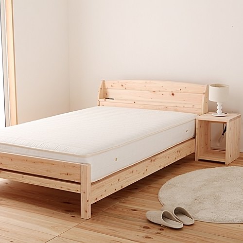 寝台職人 森林浴気分で上質な睡眠を ひのきすのこベッド (シングル)
