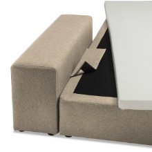 フランスベッド スタイリッシュな空間ができる ローベッド用専用サイドボックス単体 アイボリー