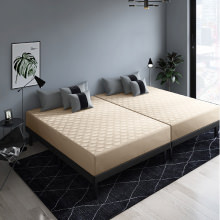 幅80cm～360cmの15サイズ パッド一体型ボックスシーツ単品 (アイボリー)
