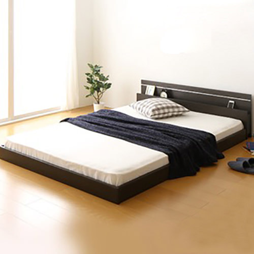 安心の国産フレーム 照明付き大型連結フロアベッド (シングル)の詳細 | 日本最大級のベッド通販ベッドスタイル