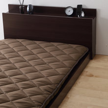 マットレスより取り扱い簡単なベッド専用 国産3層敷布団 (シングル)