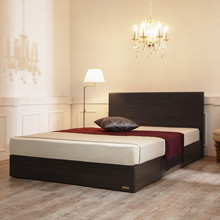 空間を上手に使える フランスベッド製 引出し付きベッド (シングル)の 