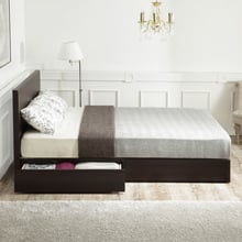 空間を上手に使える フランスベッド製 引出し付きベッド  (シングル)