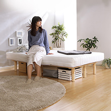 脚付きロールマットレスシリーズ専用継ぎ脚 9本セット (Dサイズ専用)