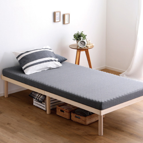 寝姿勢をサポート 高反発プロファイルウレタンマットレス (クイーン)の