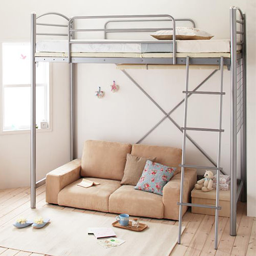 ベッドの長さが調節可能 お部屋に合わせたピッタリロフトベッドの詳細