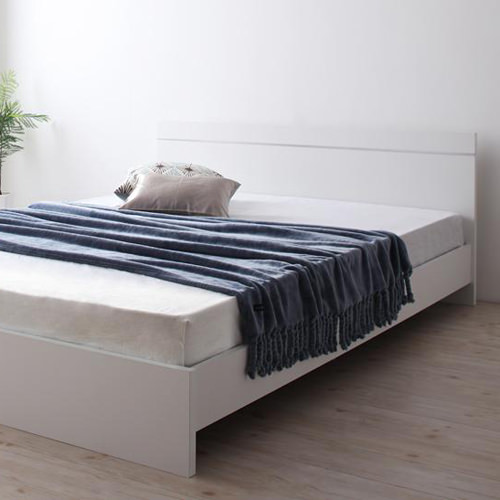 長く使えるシンプルデザイン ロングライフデザインベッド (シングル)の