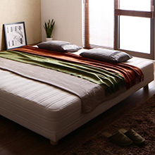家族全員が寝られる理想の寝床 日本製ポケットコイルマットレスベッド (連結タイプ)