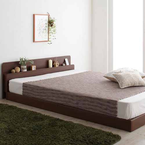 親子で仲良く寝られる 棚・コンセント付き安全連結ベッド (ダブル)の詳細 | 日本最大級のベッド通販ベッドスタイル
