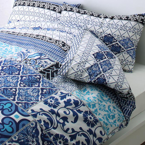 日本製・綿100％地中海リゾートデザインカバーリング 掛け布団カバーの詳細 | 日本最大級のベッド通販ベッドスタイル