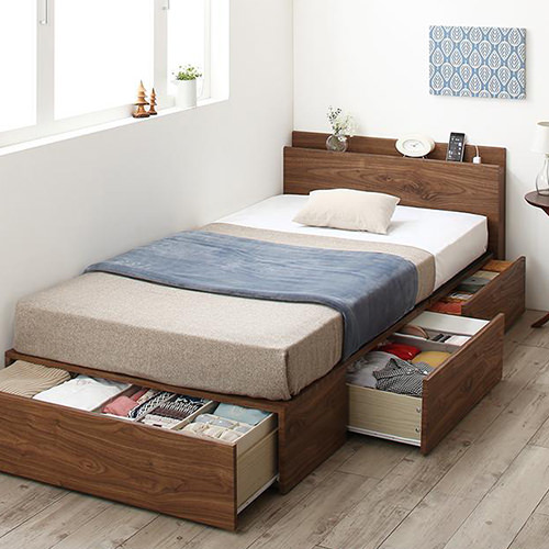 選べる2タイプ コンパクトに収納できる連結ファミリーベッド (セミシングル)の詳細 | 日本最大級のベッド通販ベッドスタイル