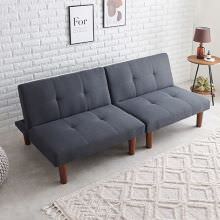 お部屋に合わせて組み換えられる 4WAYソファベッド (ダークネイビー)