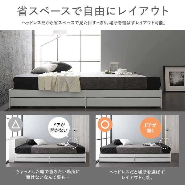 【大特価！！】畳ベッド セミダブルベッド 収納 引き出し ヘッドレスタイプ 大特価！！】畳ベッド セミダブルベッド 収納 引き出し ヘッド