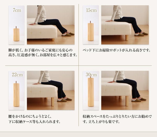 家族全員が寝られる理想の寝床 日本製ポケットコイルマットレスベッド (連結タイプ)の詳細 | 日本最大級のベッド通販ベッドスタイル