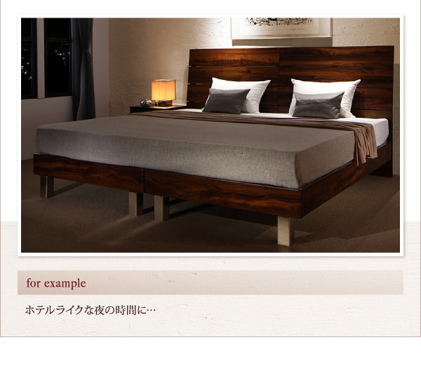 ホテルライクな寝室に ハイヘッドデザインすのこベッド シングル の詳細 日本最大級のベッド通販ベッドスタイル