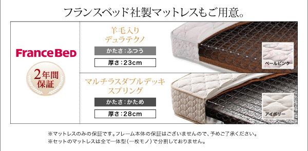 ホテルダブルクッション 脚付きマットレスボトムベッド (クイーン)の詳細 | 日本最大級のベッド通販ベッドスタイル