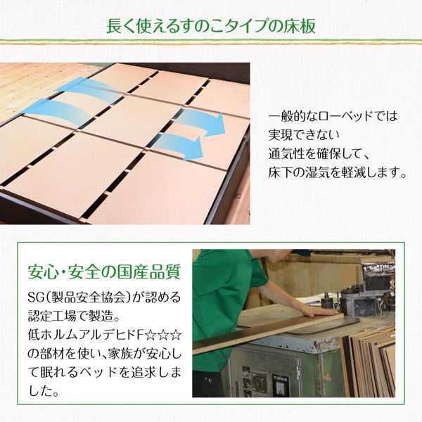 隙間ができない 親子で寝られる棚・コンセント付レザー連結ベッド (連結タイプ)の詳細 | 日本最大級のベッド通販ベッドスタイル