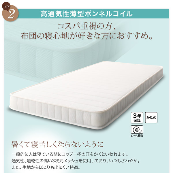 ショート丈対応 コンパクトマットレス三つ折り薄型ポケットコイル (セミシングル)の詳細 | 日本最大級のベッド通販ベッドスタイル