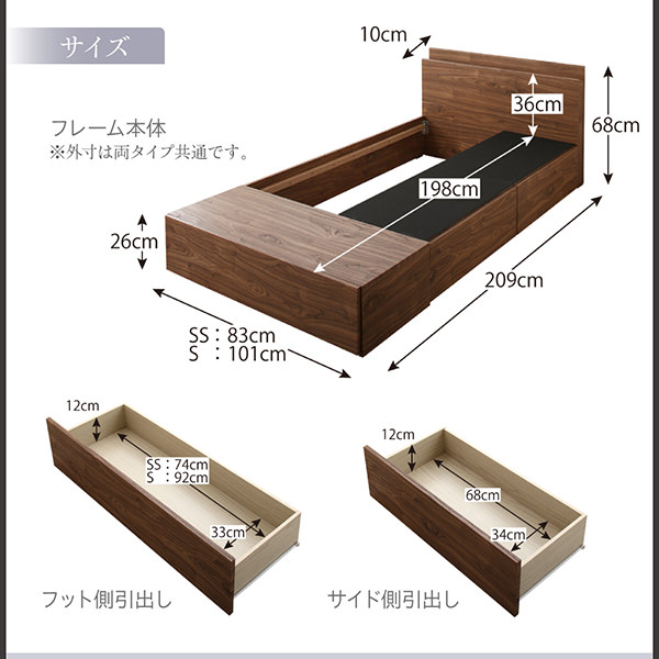 選べる2タイプ コンパクトに収納できる連結ファミリーベッド 連結
