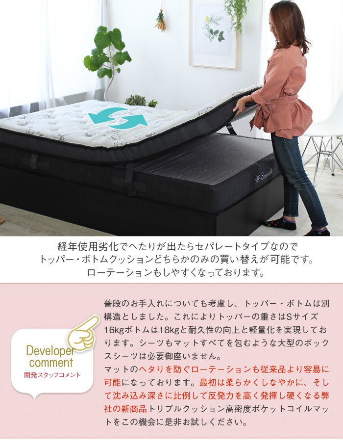 高級感と上品さを演出する ハイバックレザーデザインベッド (ダブル)の