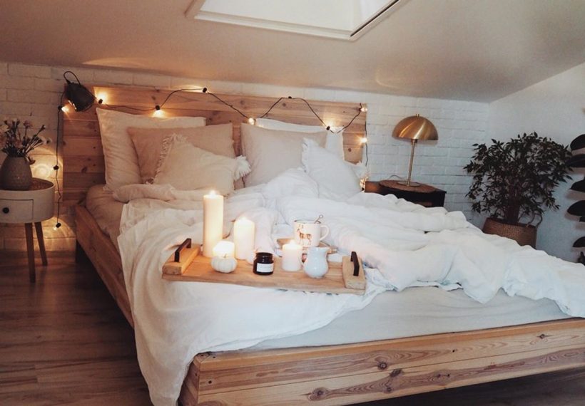 木製ベッドのあるおしゃれな海外インテリア特集♡