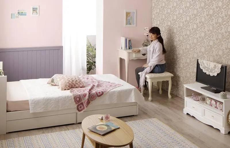 ベッドを狭い部屋に置きたい！おすすめのフレームは？配置は？