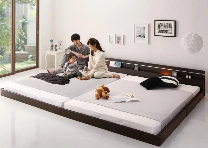 ローベッドは連結しやすい！マットレス間の隙間はどうする？