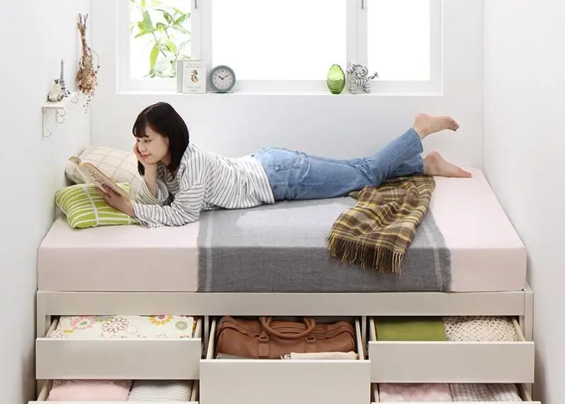ワンルームのお部屋が広く使える「ショート丈の収納ベッド」特集