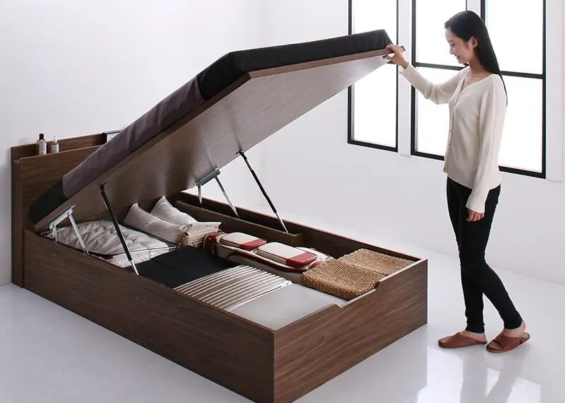 大容量収納付きベッドでお部屋がスッキリ！オススメ商品