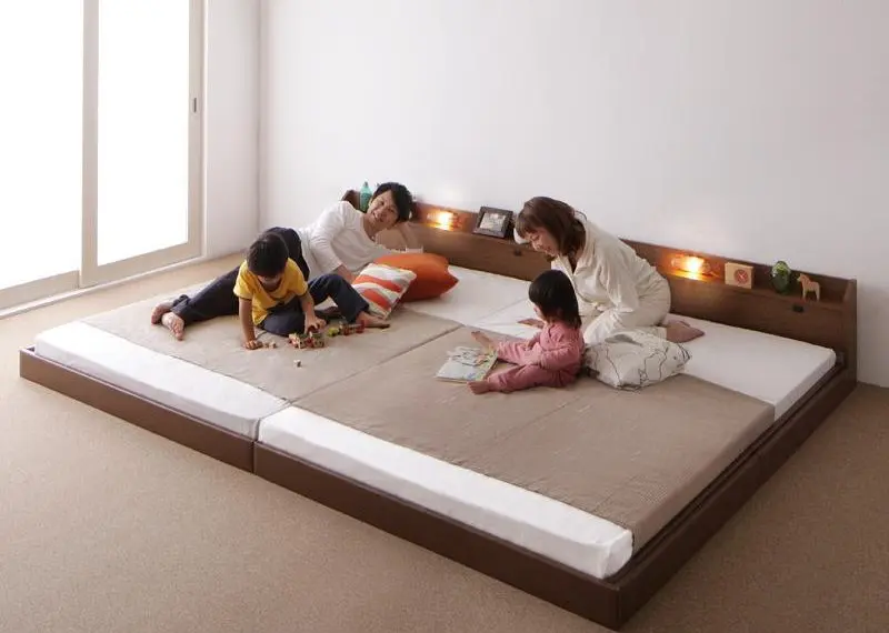 家族で川の字になって眠ろう！好きな幅が選べる連結ベッド